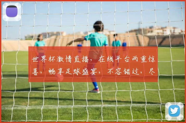 世界杯激情直播，在线平台两重惊喜，畅享足球盛宴，不容错过，尽在指尖